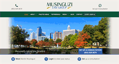 Desktop Screenshot of musinguzilaw.com